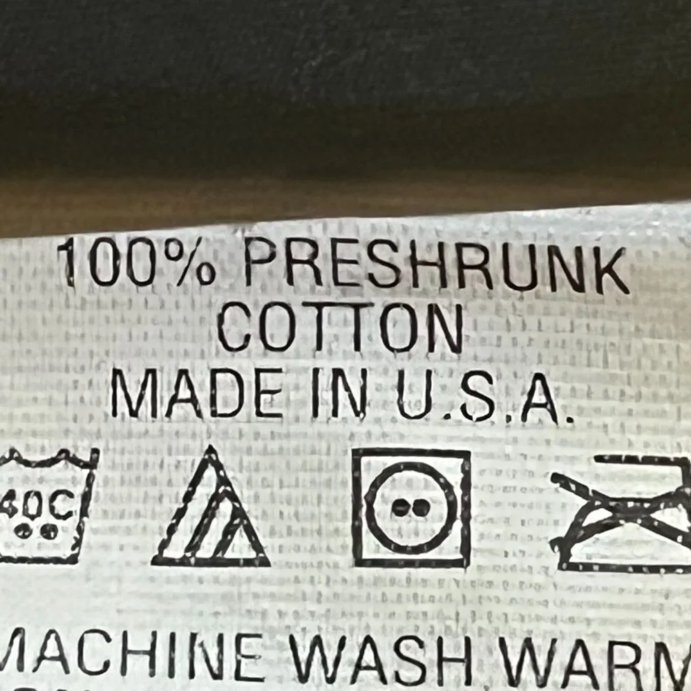 Vintage 90s Liquid Blue Notre Dame Semi Tie-Dye Single Stitch Made USA Men's XL - Picture 5 of 8